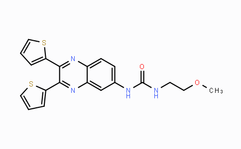 SL10004 | 508186-14-9 | 1-(2,3-二(噻吩-2-基)喹啉-6-基)-3-(2-甲氧基乙基)脲