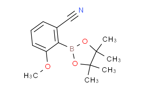 SL10650 | 1116096-84-4 | 3-methoxy-2-(4,4,5,5-tetramethyl-1,3,2-dioxaborolan-2-yl)benzonitrile