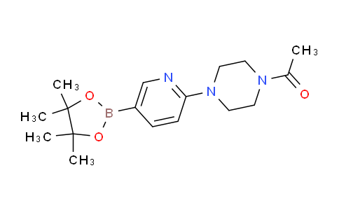 SL10677 | 1073372-01-6 | 1-(4-(5-(4,4,5,5-tetramethyl-1,3,2-dioxaborolan-2-yl)pyridin-2-yl)piperazin-1-yl)ethanone