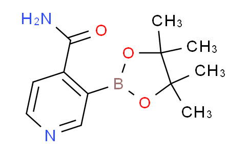 SL10819 | 1310384-92-9 | 3-(4,4,5,5-tetramethyl-1,3,2-dioxaborolan-2-yl)isonicotinamide