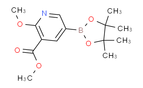 SL10843 | 1083168-93-7 | methyl 2-methoxy-5-(4,4,5,5-tetramethyl-1,3,2-dioxaborolan-2-yl)nicotinate