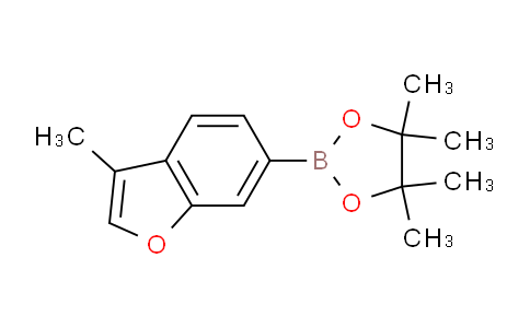 SL10922 | 1132943-82-8 | 4,4,5,5-tetramethyl-2-(3-methylbenzofuran-6-yl)-1,3,2-dioxaborolane