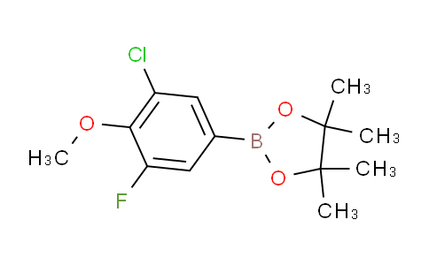 SL11039 | 1422022-15-8 | 2-(3-氯-5-氟-4-甲氧基苯基)-4,4,5,5-四甲基-1,3,2-二氧杂硼烷
