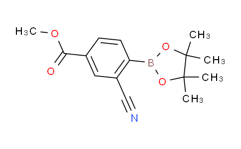 SL11084 | 1258963-20-0 | 3-CYANO-4-(4,4,5,5-TETRAMETHYL-1,3,2-DIOXABOROLAN-2-YL)-BENZOIC ACID, METHYL ESTER