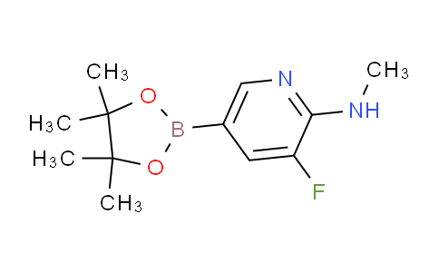 SL11110 | 1257431-66-5 | 3-fluoro-N-methyl-5-(4,4,5,5-tetramethyl-1,3,2-dioxaborolan-2-yl)pyridin-2-amine