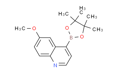 SL11250 | 1356553-37-1 | 6-methoxy-4-(4,4,5,5-tetramethyl-1,3,2-dioxaborolan-2-yl)quinoline