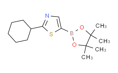 SL11326 | 1402166-60-2 | 2-cyclohexyl-5-(4,4,5,5-tetramethyl-1,3,2-dioxaborolan-2-yl)thiazole