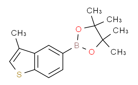 SL11331 | 1404110-11-7 | 4,4,5,5-tetramethyl-2-(3-methylbenzo[b]thiophen-5-yl)-1,3,2-dioxaborolane