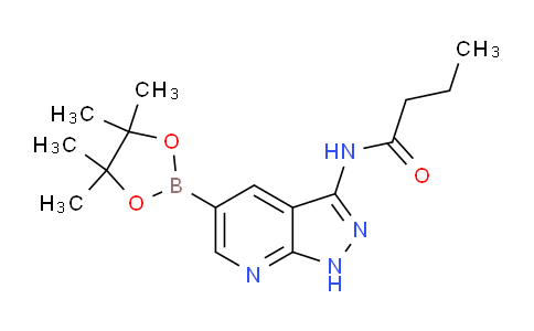 SL11355 | 557112-47-7 | N-(5-(4,4,5,5-tetramethyl-1,3,2-dioxaborolan-2-yl)-1H-pyrazolo[3,4-b]pyridin-3-yl)butyramide