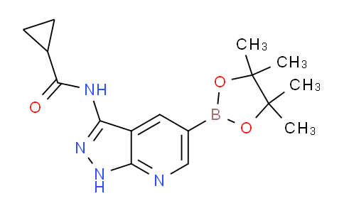 SL11356 | 405224-26-2 | N-(5-(4,4,5,5-tetramethyl-1,3,2-dioxaborolan-2-yl)-1H-pyrazolo[3,4-b]pyridin-3-yl)cyclopropanecarboxamide