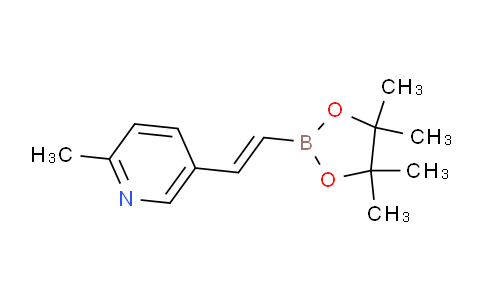 SL11519 | 1220278-78-3 | (E)-2-methyl-5-(2-(4,4,5,5-tetramethyl-1,3,2-dioxaborolan-2-yl)vinyl)pyridine