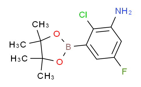 SL12189 | 1244039-65-3 | 2-chloro-5-fluoro-3-(4,4,5,5-tetramethyl-1,3,2-dioxaborolan-2-yl)aniline