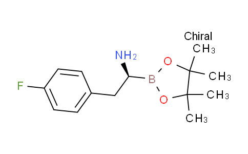 SL12253 | 1259365-07-5 | (S)-2-(4-fluorophenyl)-1-(4,4,5,5-tetramethyl-1,3,2-dioxaborolan-2-yl)ethanamine