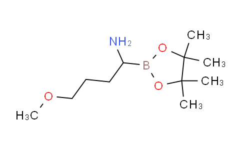 SL12290 | 712261-40-0 | 4-methoxy-1-(4,4,5,5-tetramethyl-1,3,2-dioxaborolan-2-yl)butan-1-amine