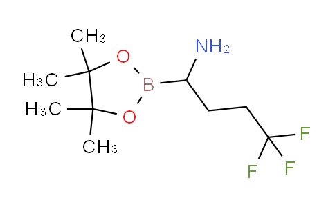 SL12300 | 319009-82-0 | 4,4,4-trifluoro-1-(4,4,5,5-tetramethyl-1,3,2-dioxaborolan-2-yl)butan-1-amine