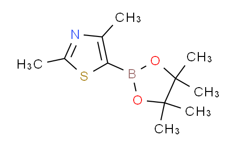 2,4-二甲基-5-(4,4,5,5-四甲基-1,3,2-二氧硼烷-2-YL)-1,3-噻唑 | CAS No. 859833-13-9