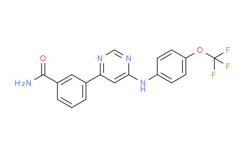 SL12815 | 778270-11-4 | 3-[6-[[4-(三氟甲氧基)苯基]氨基]-4-嘧啶基]苯甲酰胺