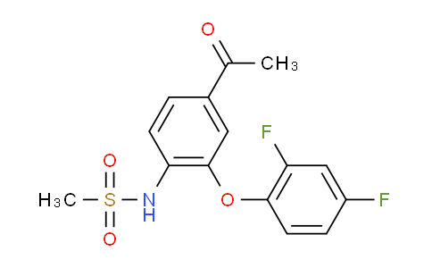SL12819 | 116686-15-8 | N-[4-乙酰基-2-(2,4-二氟苯氧基)苯基]-甲烷磺酰胺