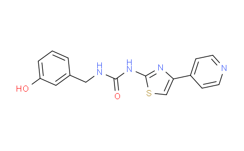 SL12846 | 1342278-01-6 | 1-(3-hydroxybenzyl)-3-(4-(pyridin-4-yl)thiazol-2-yl)urea