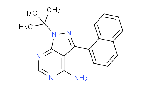 SL12882 | 221243-82-9 | 4 -氨基- 1 -叔丁基- 3 -(1' -萘基)吡唑并[3,4 - D]嘧啶
