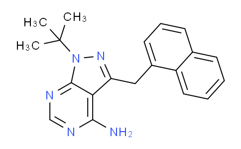 SL12883 | 221244-14-0 | 4-氨基1-叔丁基-3-(1'-萘甲基)吡唑并[3,4-D]嘧啶
