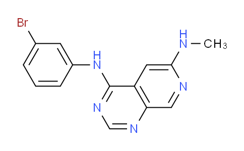 SL12901 | 171179-06-9 | N4-(3-溴苯基)-N6-甲基-吡啶并[3,4-D]嘧啶-4,6-二胺