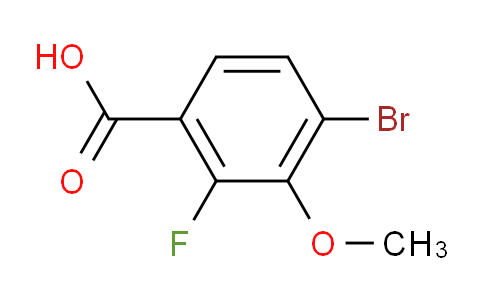 SL12991 | 194804-92-7 | 4-bromo-2-fluoro-3-methoxybenzoic acid