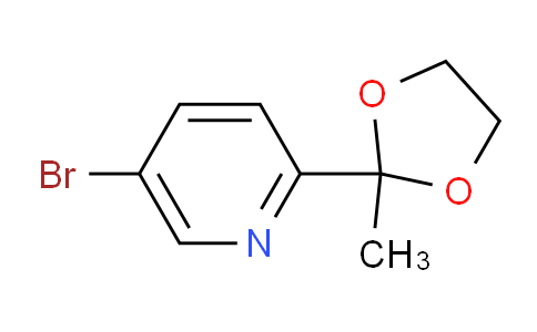 SL13271 | 214701-33-4 | 5 - 溴-2 - (2 - 甲基-1,3 - 二氧戊环-2 - 基)吡啶