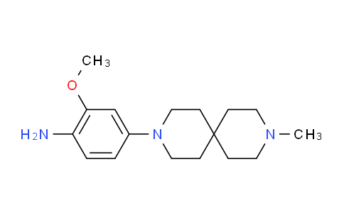 SL13272 | 1818847-36-7 | 2-METHOXY-4-{9-METHYL-3,9-DIAZASPIRO[5.5]UNDECAN-3-YL}ANILINE