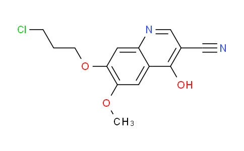 SL13418 | 214470-66-3 | 7-(3-氯丙氧基)-4-羟基-6-甲氧基喹啉-3-腈