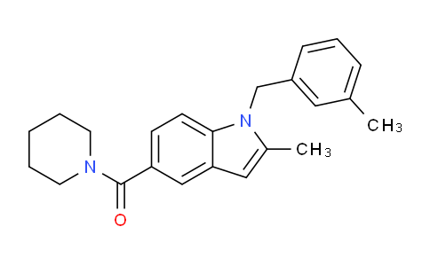 SL13481 | 1234208-67-3 | (2-methyl-1-(3-methylbenzyl)-1H-indol-5-yl)(piperidin-1-yl)methanone