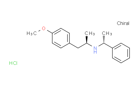 SL13484 | 50505-66-3 | (R)-1-(4-methoxyphenyl)-N-((R)-1-phenylethyl)propan-2-amine hydrochloride