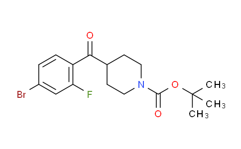 SL13493 | 1159826-04-6 | tert-butyl 4-(4-bromo-2-fluorobenzoyl)piperidine-1-carboxylate