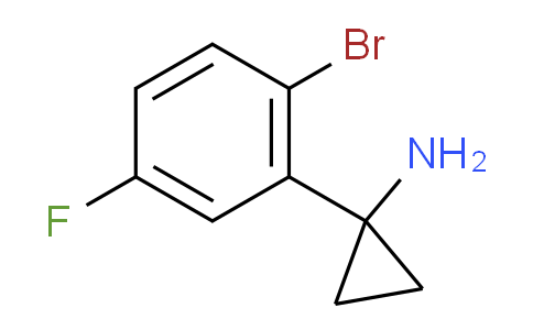 SL13574 | 1260830-64-5 | 1-(2-bromo-5-fluorophenyl)cyclopropanamine