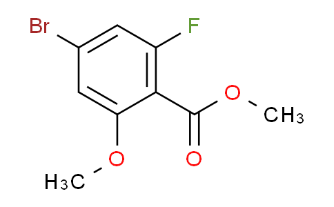 SL13685 | 1427415-25-5 | methyl 4-bromo-2-fluoro-6-methoxybenzoate