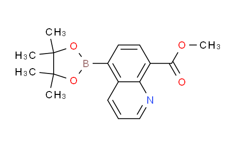 SL13720 | 1627722-90-0 | methyl 5-(4,4,5,5-tetramethyl-1,3,2-dioxaborolan-2-yl)quinoline-8-carboxylate