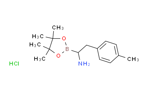 SL13769 | 2241137-60-8 | 1-(4,4,5,5-tetramethyl-1,3,2-dioxaborolan-2-yl)-2-(p-tolyl)ethan-1-amine hydrochloride