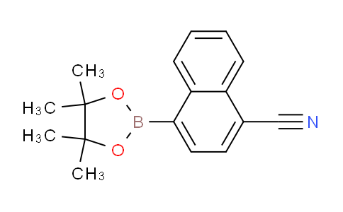 SL13780 | 1352794-90-1 | 1-Naphthalenecarbonitrile, 4-(4,4,5,5-tetramethyl-1,3,2-dioxaborolan-2-yl)-