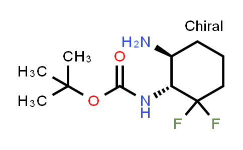 1109284-47-0 | Tert-butyl ((1r,6s)-6-amino-2,2-difluorocyclohexyl)carbamate
