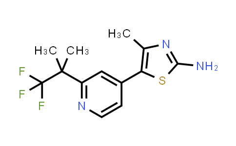 1357476-69-7 | 4-Methyl-5-(2-(1,1,1-trifluoro-2-methylpropan-2-YL)pyridin-4-YL)thiazol-2-amine