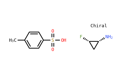 143062-84-4 | (1R,2S)-2-氟环丙胺对甲苯磺酸盐