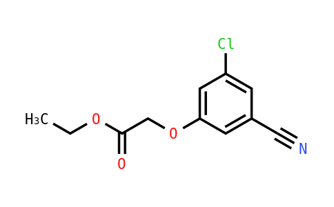 1613307-27-9 | Ethyl 2-(3-chloro-5-cyanophenoxy)acetate
