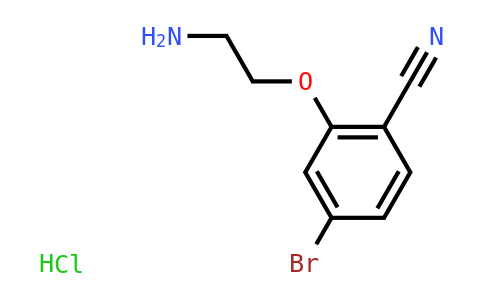 OF26590 | 1628256-52-9 | 2-(2-Aminoethoxy)-4-bromobenzonitrile hydrochloride