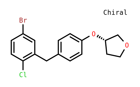 OF26417 | 915095-89-5 | (3S)-3-[4-[(5-Bromo-2-chlorophenyl)methyl]phenoxy]tetrahydrofuran