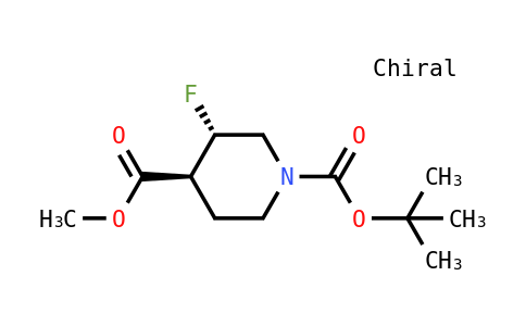 OF26019 | 1903833-67-9 | trans-1-tert-Butyl 4-methyl 3-fluoropiperidine-1,4-dicarboxylate