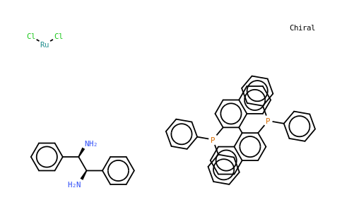212143-23-2 | Dichloro[(R)-(+)-2,2'-bis(diphenylphosphino)-1,1'-binaphthyl][(1R,2R)-(+)-1,2-diphenylethylenediamine]ruthenium(II), min. 90%