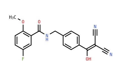 OF26537 | 2642629-19-2 | Benzamide, N-[[4-(2,2-dicyano-1-hydroxyethenyl)phenyl]methyl]-5-fluoro-2-methoxy-