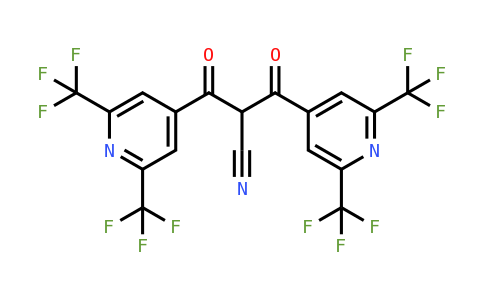2917659-50-6 | 2-(2,6-Bis(trifluoromethyl)isonicotinoyl)-3-(2,6-bis(trifluoromethyl)pyridin-4-YL)-3-oxopropanenitrile