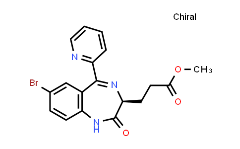 308242-23-1 | Methyl 3-[(3S)-7-bromo-2-oxo-5-(2-pyridinyl)-2,3-dihydro-1H-1,4-benzodiazepin-3-yl]propanoate