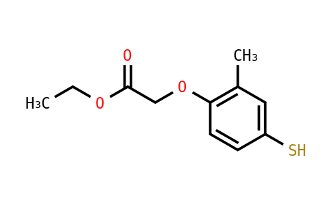 OF26599 | 343322-82-7 | Ethyl 2-(2-methyl-4-sulfanylphenoxy)acetate
